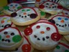 Snowman Earmuff Cookies